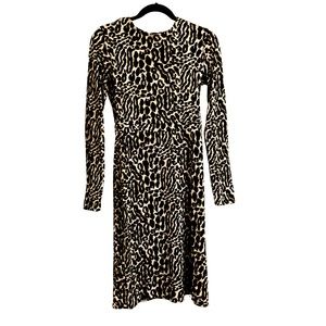 Tory Burch Midi Leopard Print Dress